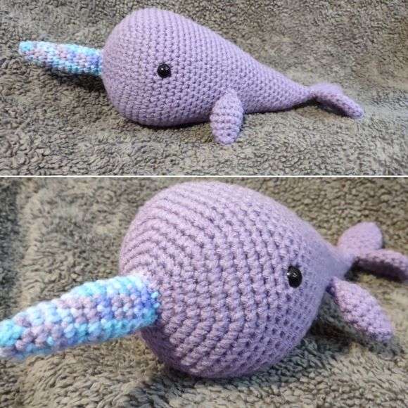 Crochet Narwhals set - Picture 3 of 3